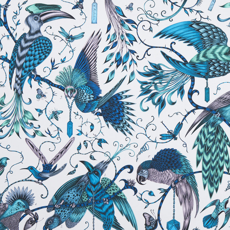 Animalia Audubon Fabric, Jungle
