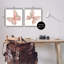 «Pink & Glam Butterflies Nature», ensemble de 2 giclées encadrées par Nan-88104294-88104296