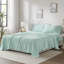 Ensemble de 3 draps simples, 100% molleton, toucher à la main, boulochage, non pelucheux, entretien sans effort