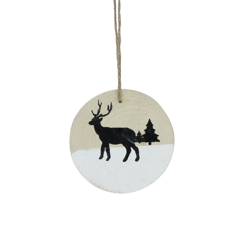 Ornement de Noël 3,9 po avec pin