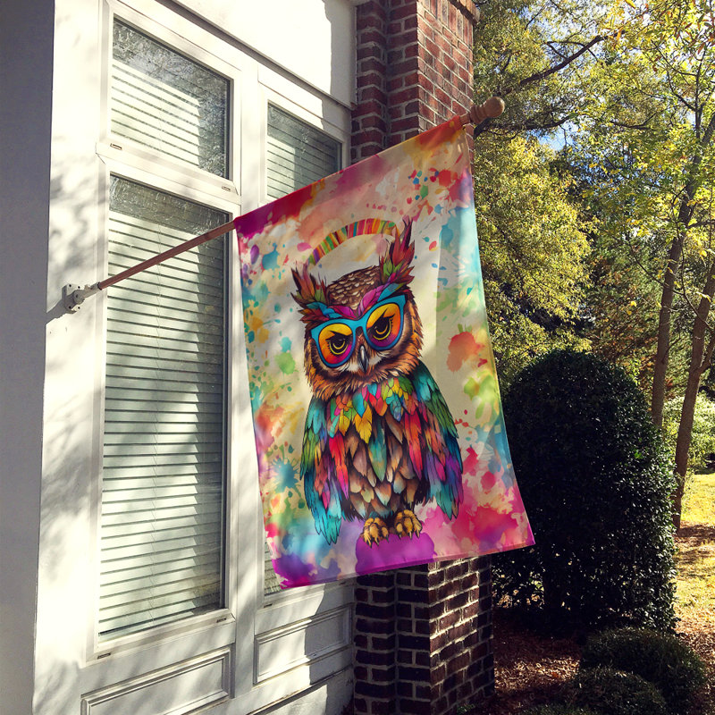 Drapeau de maison hippie