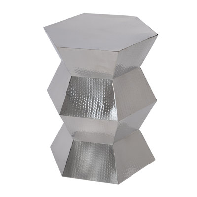 Table de bout en acier inoxydable l 16 po Renzo