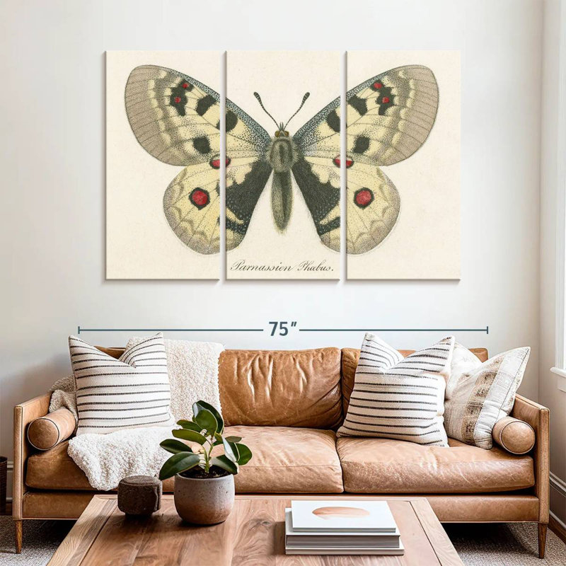 Brampt Natures Butterfly III, 42" H x 65" W