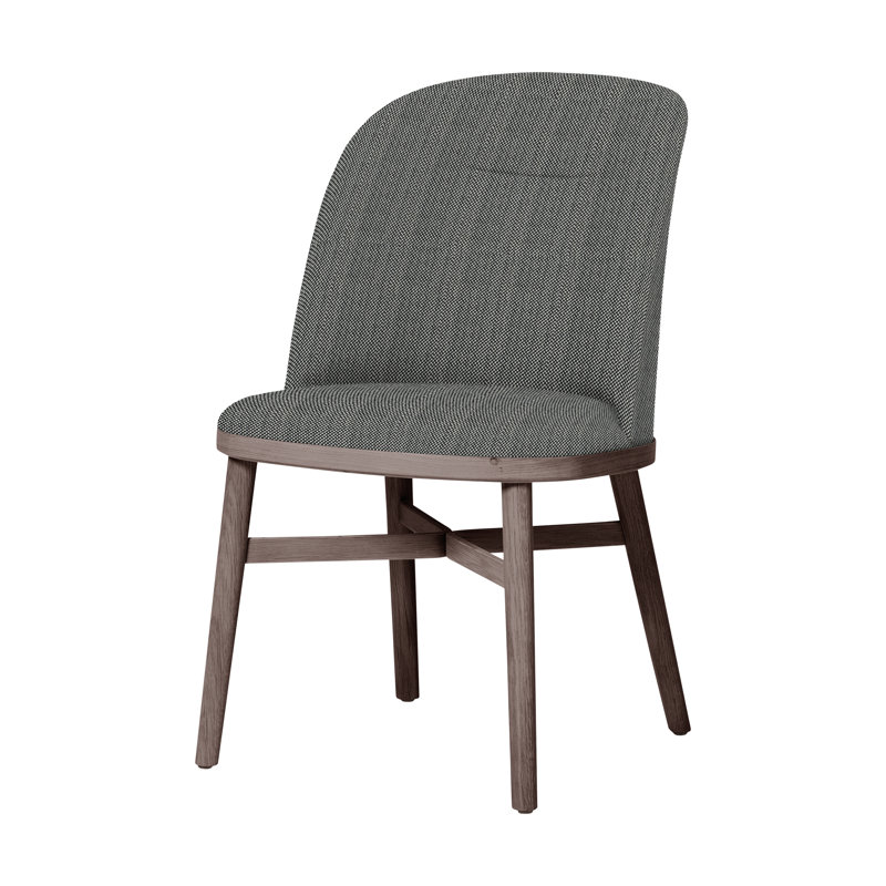Chaise de salle à manger Bund de Neri & Nu, Trio concassé 124, Chêne naturel