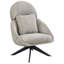 Fauteuil d'appoint pivotant avec coussin Areyah-231320034