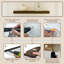 Brown Floating Shelves for Wall,Set of 4