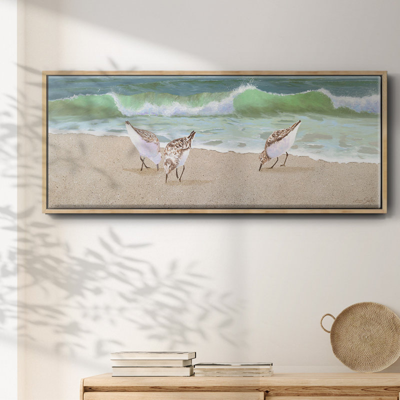 Beach Buddies - toile encadrée, H 8 po x l 20 po