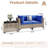 Outdoor Love Seat With Cushion-1454479194