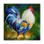 Duniya «Rooster Walk», reproduction de peinture acrylique sur toile tendue-29762361