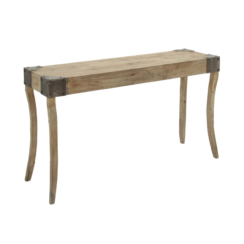 Janelle 54'' Solid Wood Top Console Table