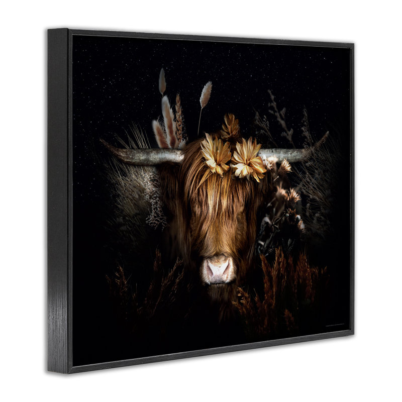 Reproduction d'art giclée par Reinders, H 24 po x l 30 po, Giclée encadrée noir minuit