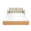 Canapé modulaire blanc 100% polyester-129874600