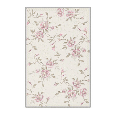 Premium Hall Carpet – 3.3 x 9.8 ft, 1% Polyester, .3 in Pile Height | Antibacterial, Non-Slip Underside, Machine Washable | 3D Digital Print Design, Durable & Easy to Clean, Ideal for Home Decor