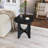 25" Round Wooden End Table