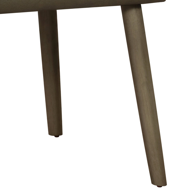 Lot de 2 chaises grises pour salle à manger - Style moderne, dossier et assise rembourrés en mousse, revêtement en similicuir, design confortable