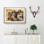 Trio of Horses in Abstract - Picture Frame Painting Print-55764992-55764993