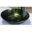 Mocoloo 16"L x 16"W Brown Glass Bathroom Sink Tempered Glass Circle Artistic Bathroom Sink with Pop-up Drain-124049127-124049122