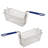 2PCS Deep Fryer Basket With Non-Slip Handle