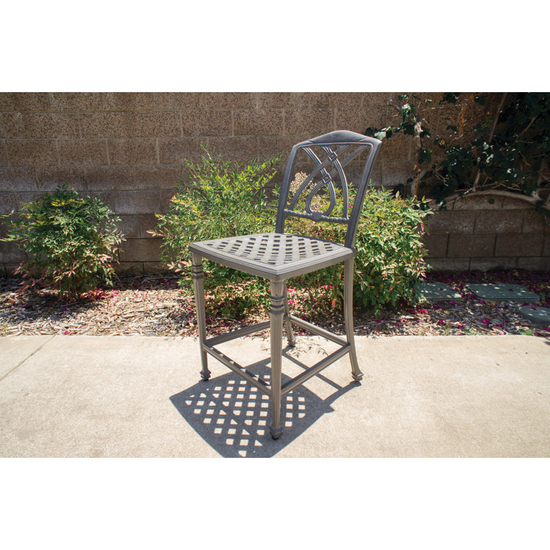 Terrace Café Chair w/o Arms Frame - Welded, Midnight Gold