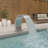 Kahwajian Outdoor Stainless Steel Pool Fountain-2005525139