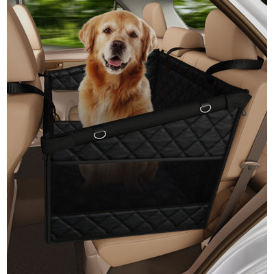 Katziela Dog Back Seat Cover Waterproof Quilted 600D Oxford Fabric, Heavy-Duty Non-Slip Bench Protector for Cars, SUVS & TRUCKS – Double Size, Leaves Space for Passengers.