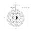 Poppy Glass Chandelier Large