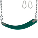 Commercial Rubber Belt Seat with Chains and Hooks