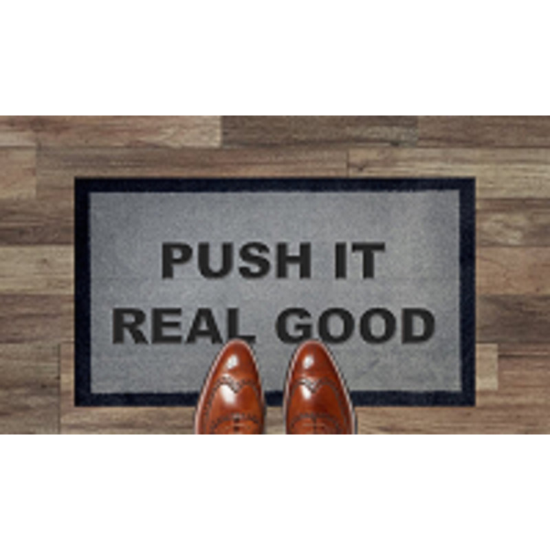 Shivers Push It Real Good Doormat