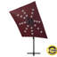 Jazlynn 250cm X 250cm Rectangular Lighted Cantilever Parasol-1504109770