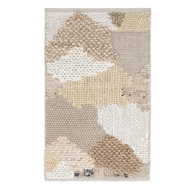 Bondo Handwoven Jute Blend Accent Rug, Rectangle 2' x 3'