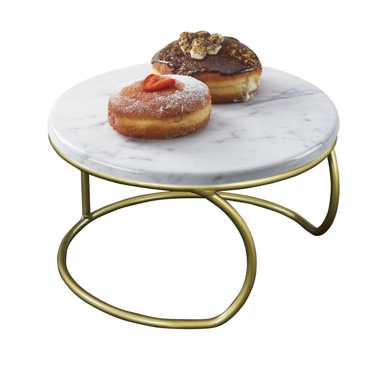 Heritage Round Marble Riser - 12" x 6"