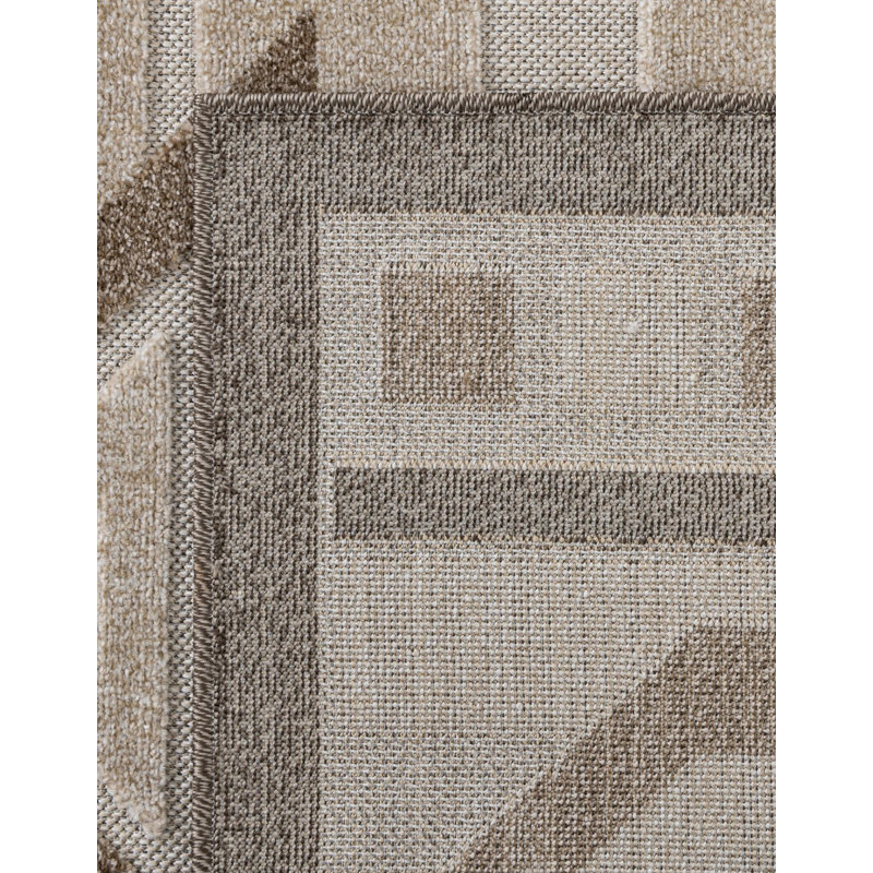 El Reno Beige Indoor/Outdoor Area Rug, Runner 2' x 8'