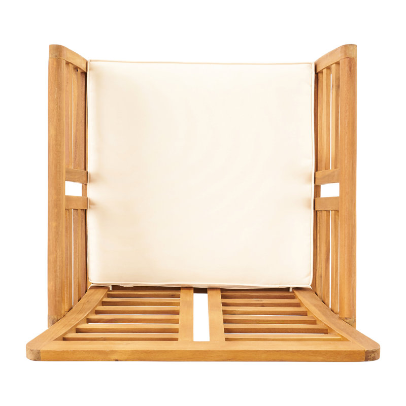 Chic 2 Club Chairs + Table Made Of Brown Wood, With Slat Panel Decoration Modern Look, Design, Weather , Assembly Required, Brown, 27.93 In.D, 24.44 In.W, 33.92 In.H