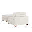 Chaise longue modulaire rembourrée en velours côtelé beige avec accoudoirs et coussins décoratifs-1679671580-1679671554
