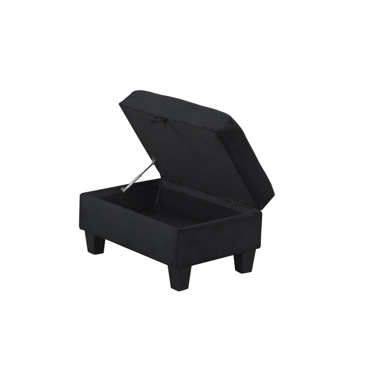 Repose-pieds (gris), Lin noir