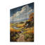 Allemagne, campagne allemande, champ II - Allemagne, reproduction sur bois de pin naturel-23439414