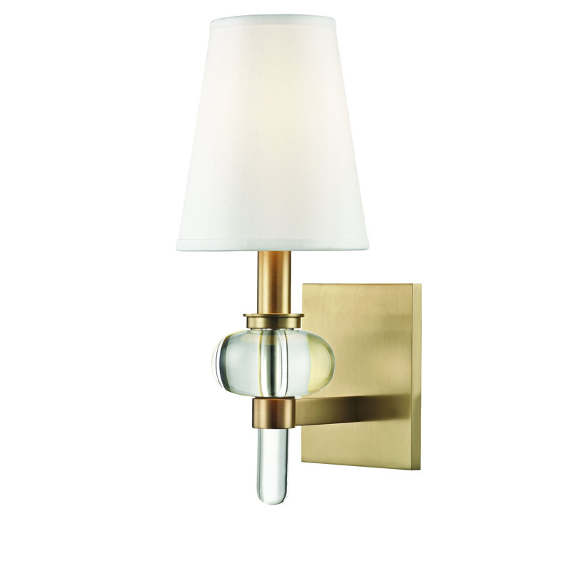 Luna 1 - Light Wallchiere, Aged Brass