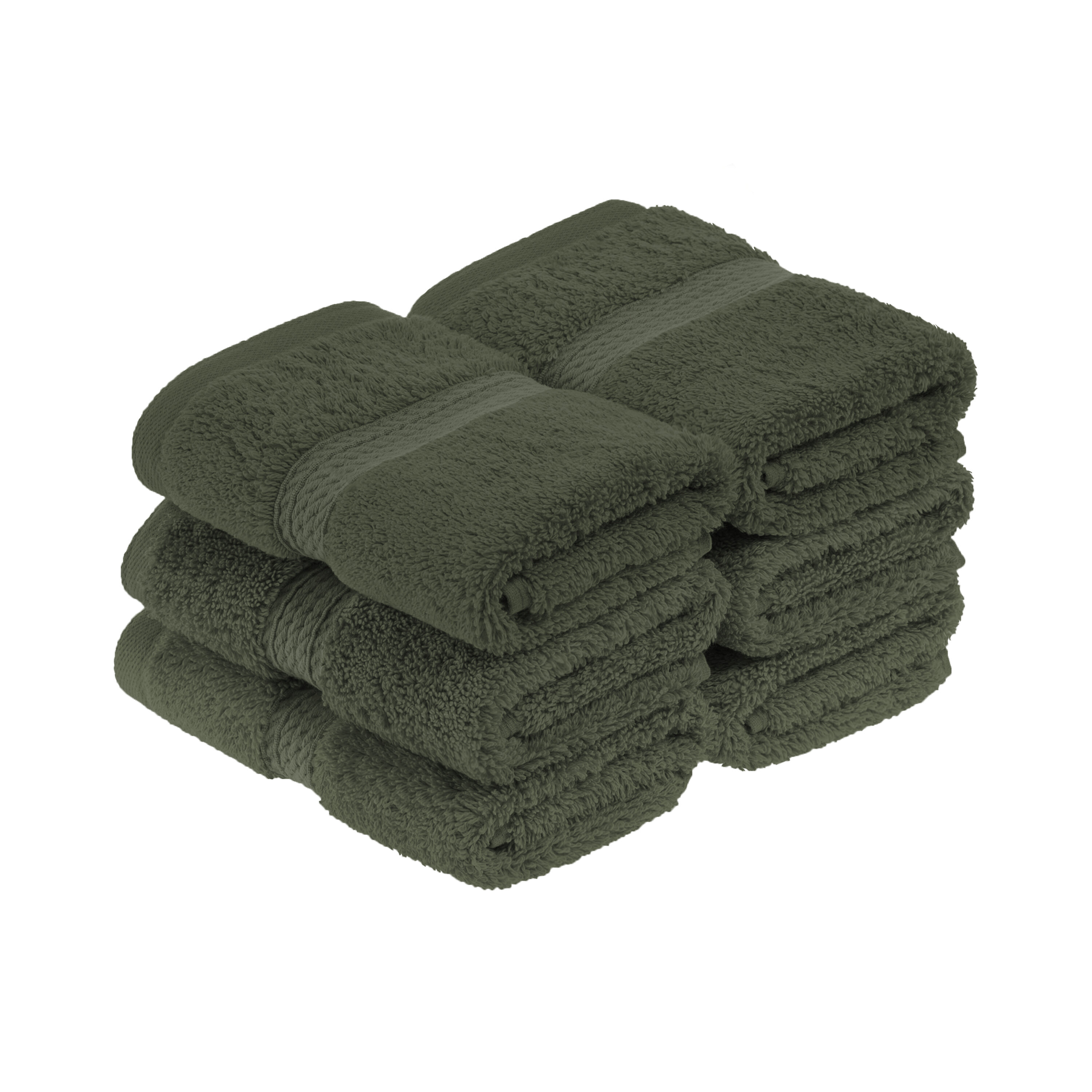 900 GSM Egyptian Cotton Towel Set of 8, Plush Absorbent Face, Hand