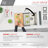 Versa STYLISH 30 inch Workstation Single Bowl Undermount 16G Kitchen Sink with Built in Accessories