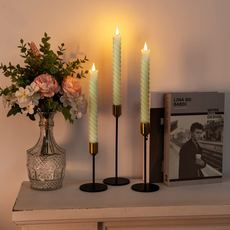 Unscented Flameless Taper Candle