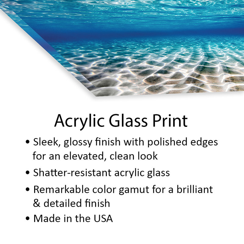 «Blue Clarity II», reproduction sur verre acrylique