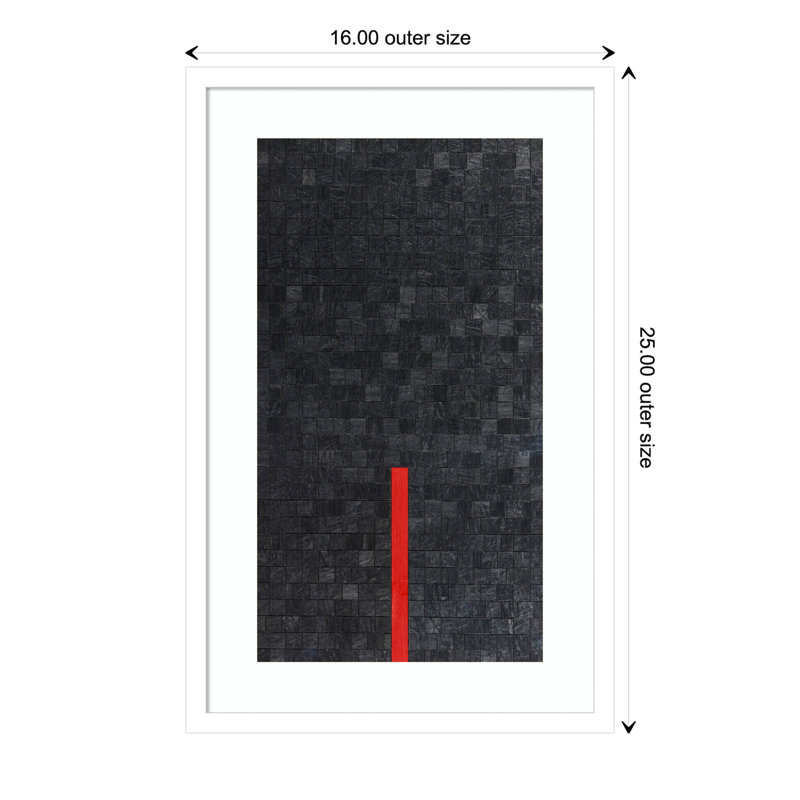 Close par Alex Dunn, Blanc, H 25 po x l 16 po x P 1 po