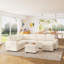 Canapé-lit modulaire avec repose-pieds Abramson   -117494732