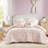 5PCS Cotton Jacquard Pom Pom Comforter Set-115165645