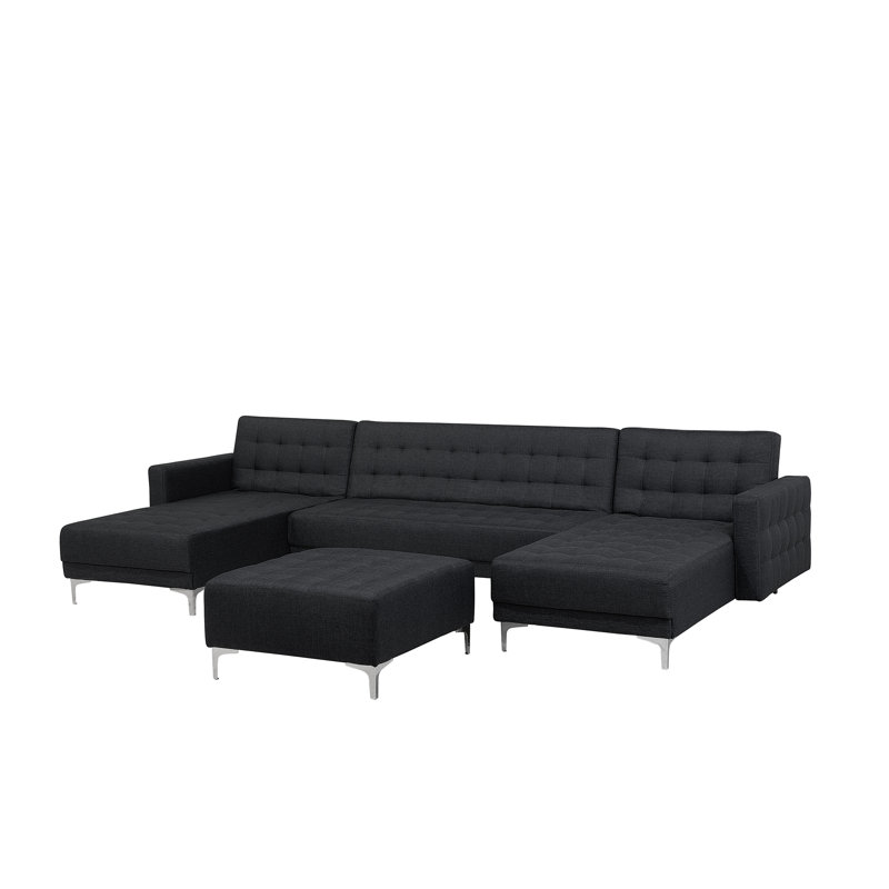Finnegan 5 Seater Sofa Bed, Graphite