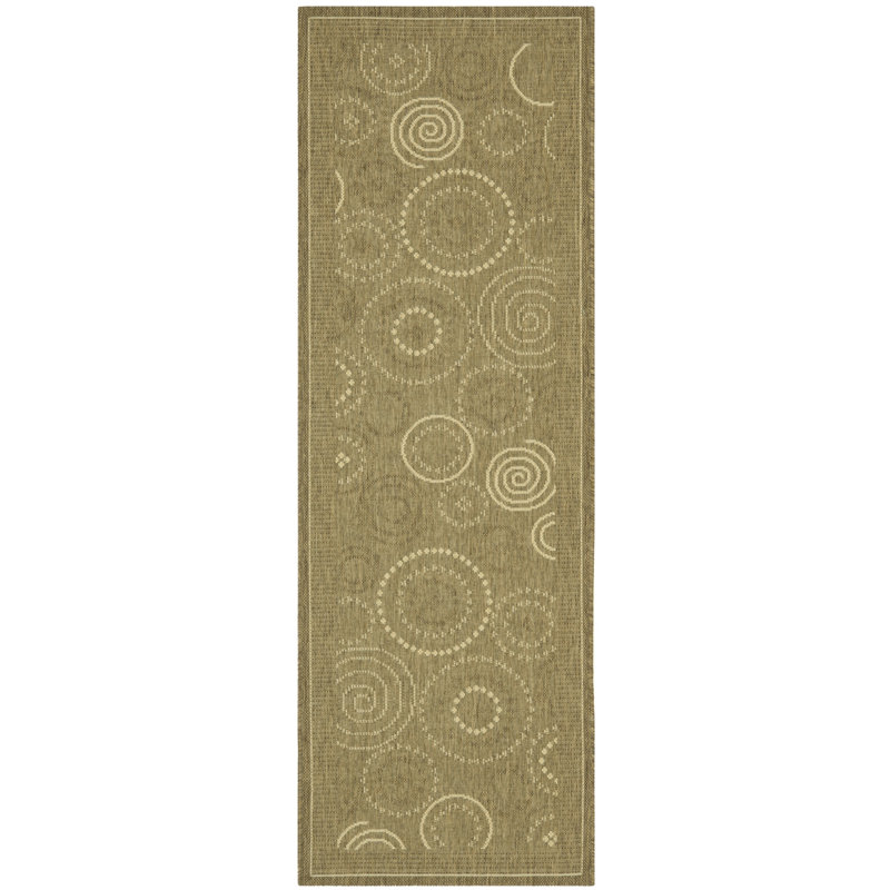 Herefordshire Performance Geometric Indoor/Outdoor Area Rug, Runner 2'4" x 6'7"