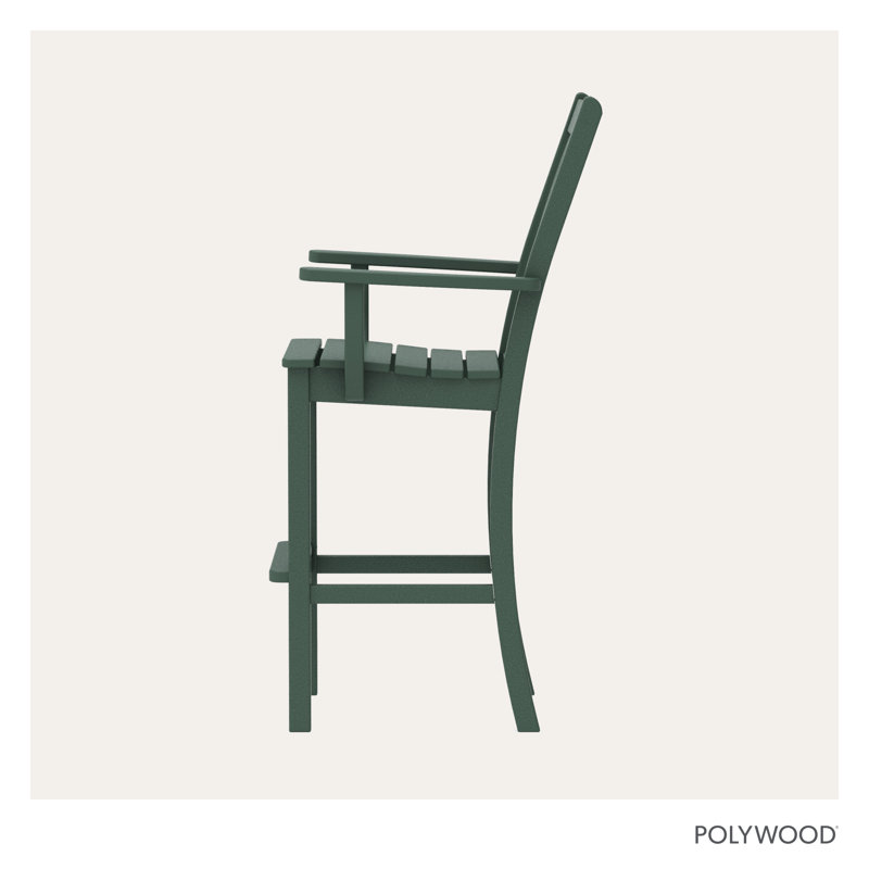 Chaise de bar POLYWOOD Vineyard, Vert