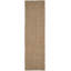 Tapis brun en jute / sisal tissé à plat à la main de couleur erroll Pollux-22736089