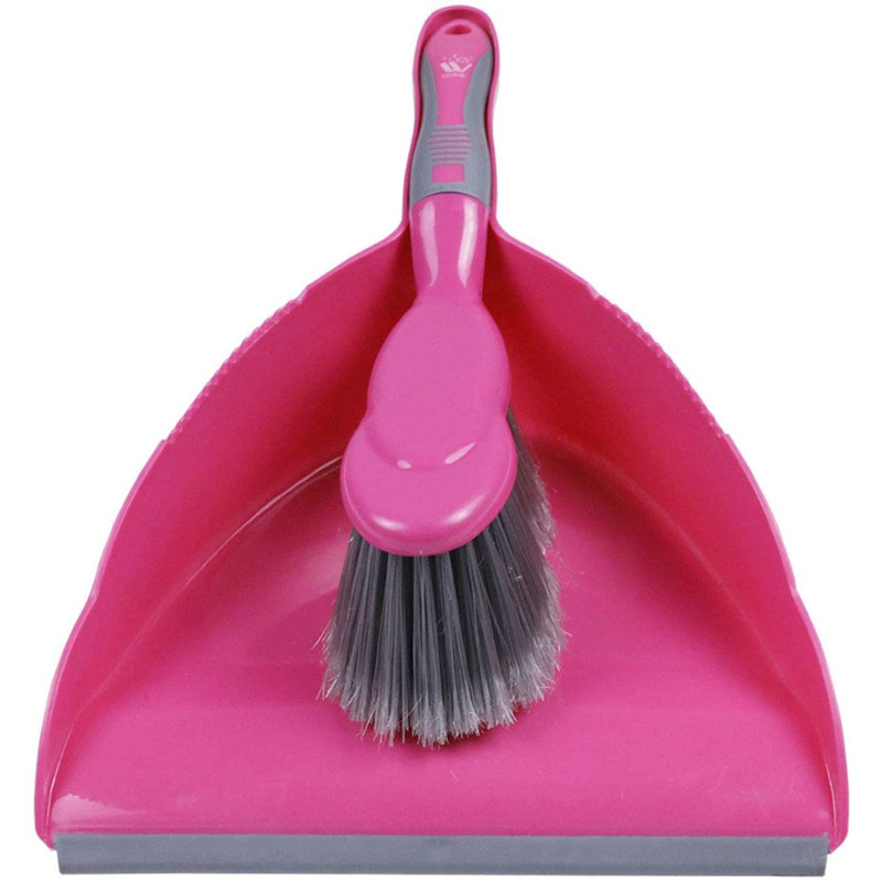 Ensemble de pelle à poussière et brosse WBM, nettoyant de plancher polyvalent, pour bureau à domicile, (paquet de 2)