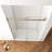 56"-60"W X 76"H Frameless Shower Door, Double Sliding Shower Door, 3/8'' (10Mm) Clear Tempered Glass Shower Enclosure With Square Rail,Double Side Easy Clean Coat, With Buffer-121957796